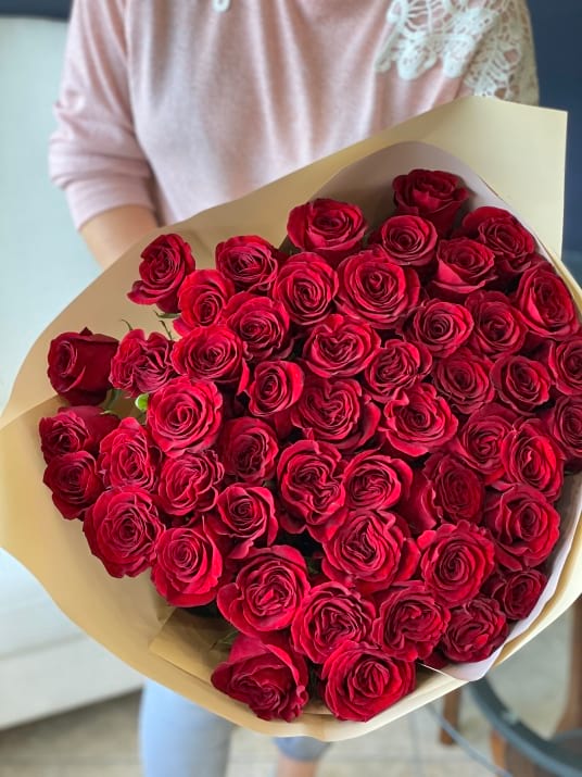 50 Red Roses Luxury Bouquet