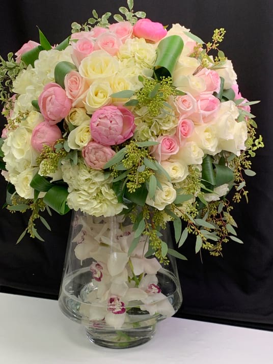 Extra Large Arrangement With Peonies And Mix Flowers