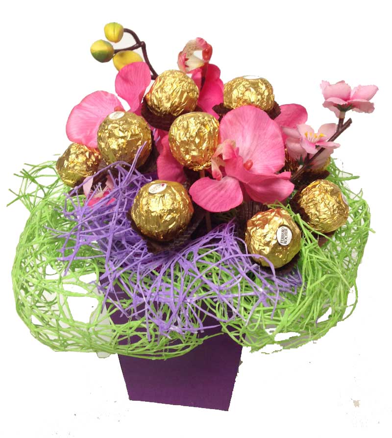 Chocolate & Blooms Bouquet